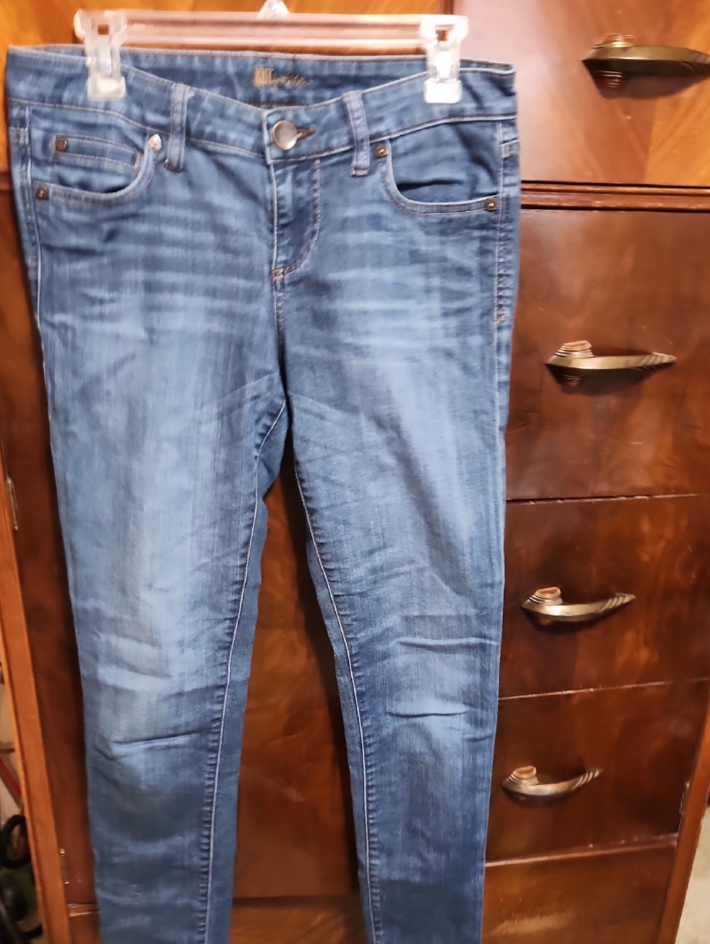 Blue Women's Stretch Slim Jeans - Classic Denim